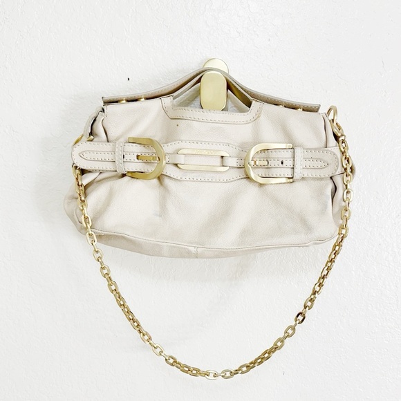 Jimmy Choo Handbags - Authentic JIMMY CHOO CHAINLINK LEATHER THELMA BAG
